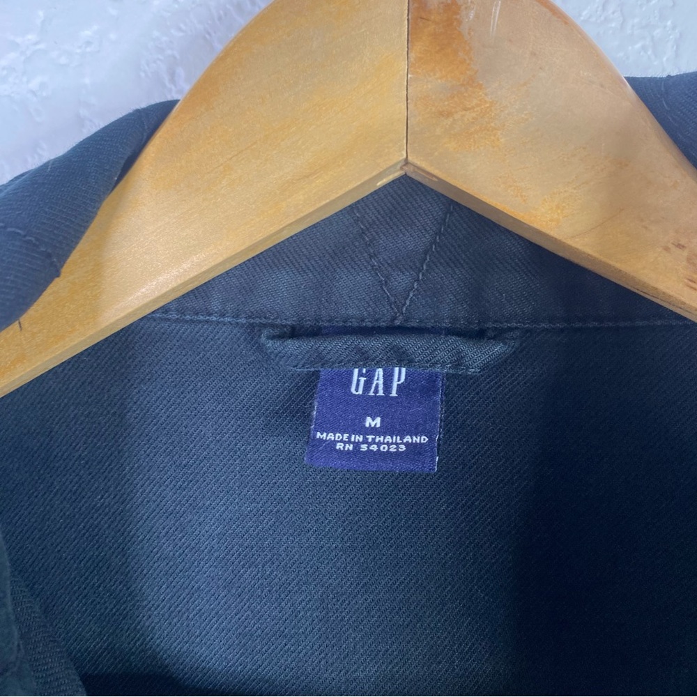 Gap Black Zip Front Utility Cargo Jacket - image 4